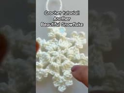 Crochet tutorial for another beautiful snowflake! @CrochetByNora