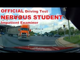 Driving Test: Nervous Student w/ Impatient Examiner