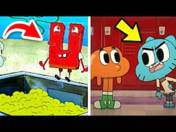 100 ERRORS In SpongeBob & The Amazing World of Gumball