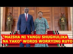 😭😭RUTO WORRIED AS SOCIETY D!ES DISUNION RISES REFER TO A PHRASE 'MAISHA NI YANGU SHUGHULIKA NA YAKO'