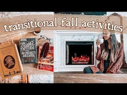 A Cozy Fall Week 🍂🍁 | decorating for fall, homemade apple cider, & a fall book haul!