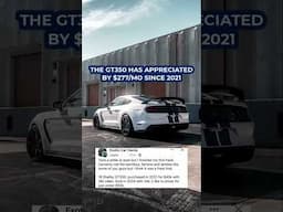 GT350Ss, as predicted, have remained on the rise. Join @ExoticCarHacks for my next prediction.