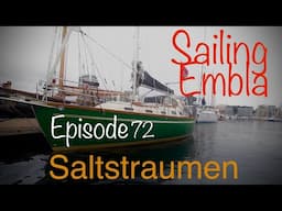 Visiting the famous tidal current, Saltstraumen in Bodö -  Sailing Embla 72