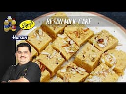 Besan Milk Cake | Chef Venkatesh Bhat | Deepavali special sweets | Diwali festival desserts