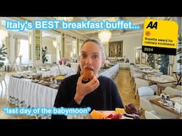 Visiting the best rated breakfast buffet in Italy