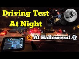 Driving test at night