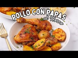 🍗 POLLO CON PAPAS AL HORNO | Cómo Hacer Pollo Asado Con Papas