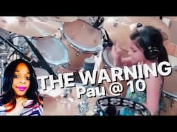 10 YEAR OLD GIRL DRUMMER PAULINA - MY LIFE WOULD SUCK - COBUS VERSION - THE WARNING - REACTION