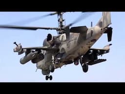 Ka-52 attack helicopter crews destroy enemy