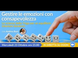 Gestire le emozioni con consapevolezza