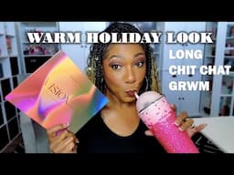 Easy Warm Eye Look for the Holidays | LONG Chit Chat GRWM | KOLORFUL KALMELE