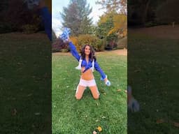 Attempting DCC THUNDERSTRUCK⭐️💙🤣 My hairography didn't slay😿 #Halloween