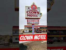 The Clown Motel in Tonapah, Nevada🤡 Would you stay here? 🧐 #scary #clown #haunted