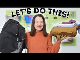 5 projects - lining a blouse, fixing a coat and repairing a backpack!