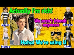 🍀 TEXT TO SPEECH 💸 My Billionaire Dad's Bankruptcy Showed Me Who My Real Friends Are 🎁 Roblox Story