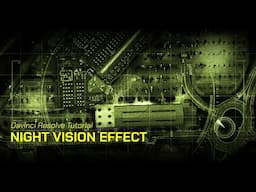 Military Drone/Night Vision Effect - Davinci Resolve Tutorial