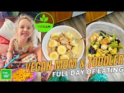 What My Vegan Toddler & I Ate Today 🍎🍊🥬👧👦