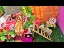 Barbie Doll All Day Routine In Indian Village/Radha Ki Kahani Part -511/Barbie Doll Bedtime Story||