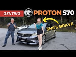 Brave Lady Riding Shotgun Up Genting with 2024 Proton S70! | YS Khong Driving