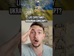 Life Expectancy of Ukrainian Conscripts at the front? 🇺🇦⏰