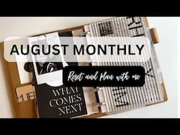 August Monthly Reset | It's my birthday month!