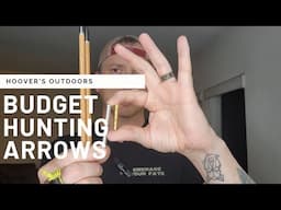 Gold Tip Blemished hunting arrow setup