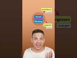 Useful verbs in connection with appointment/meeting   #germanlanguage #learngerman