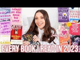 Reviewing Every Book I Read In 2023 | YEARLY READING WRAP UP: Romance & Thrillers | Jackie Ann