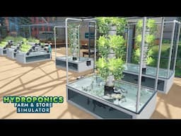 Growing First Fish With Vertical Hydroponics ~ Hydroponics Farm & Store Simulator