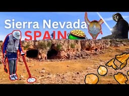 Finding real GOLD TREASURE inside the caves of Sierra Nevada!