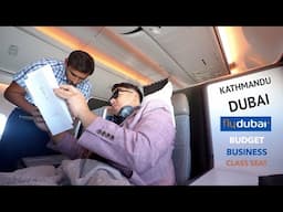 Budget Business Class Seat | Kathmandu To Dubai | Family Vacation | Sega Gurung