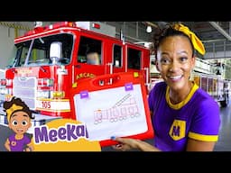 Meekah's Firetruck Art Adventure: Colors & Shapes | Educational Videos for Kids | Meekah Kids TV