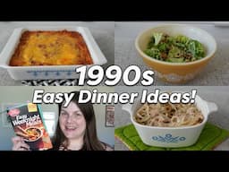 1990's EASY DINNER IDEAS - Pantry Cooking Ideas from Betty Crocker!