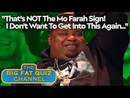 Big Narstie Keeps Disrupting Quiz With Mo Farah Sign | Big Fat Quiz