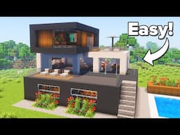 Minecraft: How to Build a Modern House | Tutorial🏠