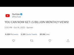 HOW TO GET MORE VIEWS ON YOUTUBE!