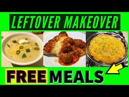 FREE MEALS WITH LEFTOVERS | SAVING MONEY WITH LEFTOVERS | NO SPEND | GROCERY CHALLENGE