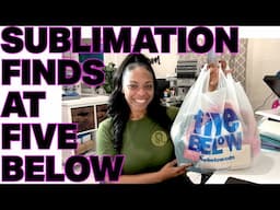 FIVE BELOW SUBLIMATION HAUL | Shirts, Christmas Stocking, Workout Pants