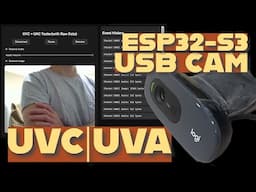 ESP32-S3 USB Camera & Audio WebSocket Test: UVC + UAC Data Streaming Demo (ft. WebSocket)