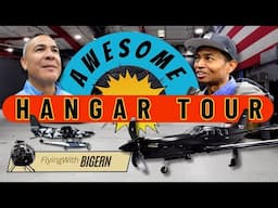 Hangar tour with Plane Junkies!