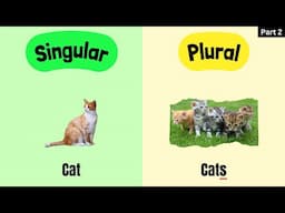 60+ Most Common SINGULAR Vs PLURAL NOUNS | Part 2