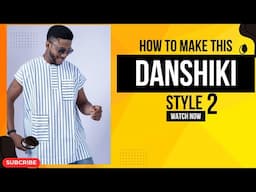 HOW TO  CUT DANSHIKI STYLE (Part 2) || How to  Cut Dashiki for Men