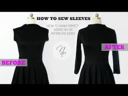 Nadira037 | How to Sew Sleeves + DIY Pattern Included