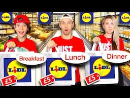 Who can BUY and COOK the best £5 LIDL meal? CHEAP BUDGET food challenge! 😋