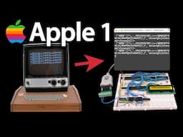 Running Apple 1 software on a breadboard computer (Wozmon)