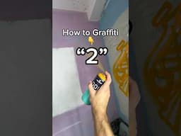 How to easy graffiti number “2” 👈 #graffiti