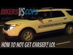 COPS VS MOTORCYCLE How To Bikers GETAWAY & NOT Get CHASED By POLICE On Sport Bike CHASE Videos