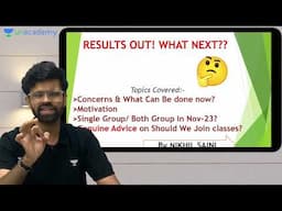 Results Out | What Next? | #motivation | Genuine Advice Only | Nov 23 and May 24 | Nikhil Saini