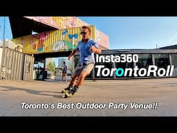 Insta 360 Tour Of Canada's Biggest Skate Party Venue   4K