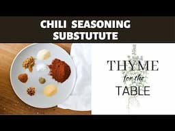 The Best Chili Seasoning Substitute - Don't buy another seasoning packet from the store!